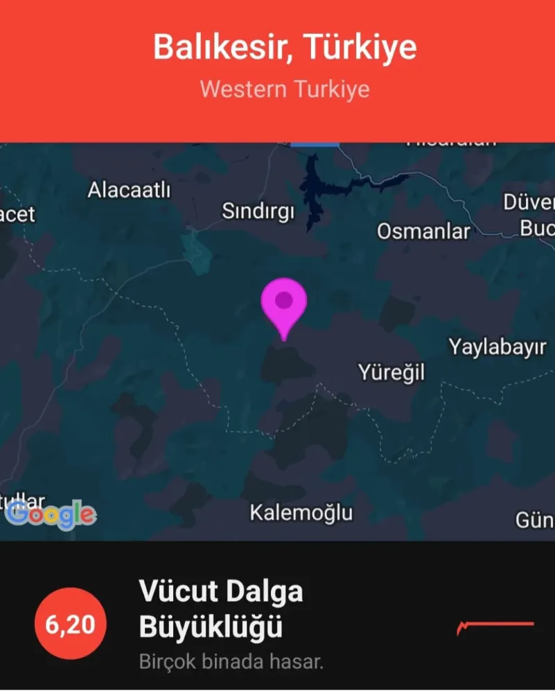 Balıkesir Sındırgı Depremi 6.1 MARMARA BÖLGESİNİ ETKİLEDİ