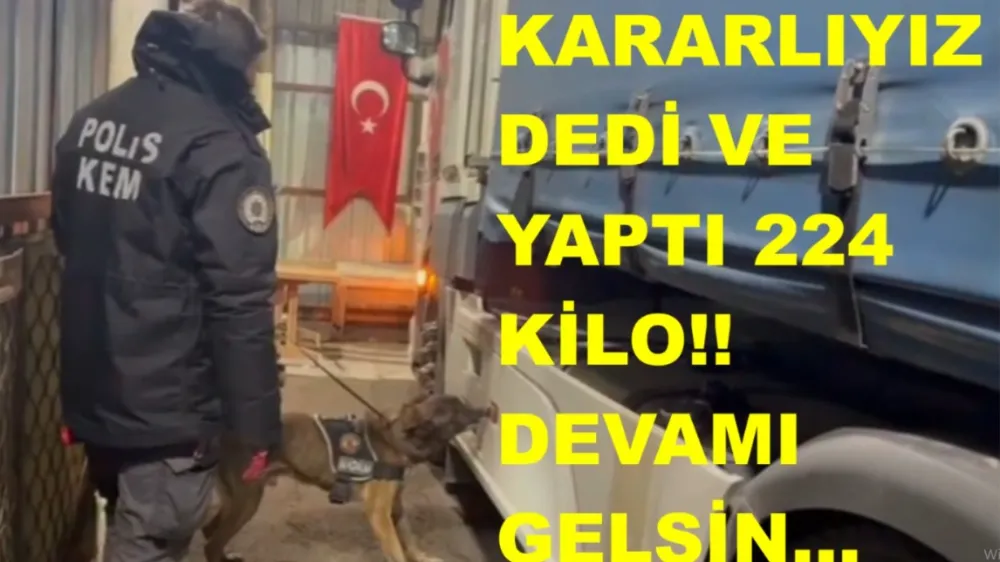 Erzurum’da Tarihi Uyuşturucu Operasyonu 224 Kilo!!