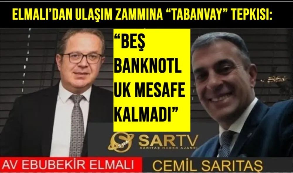 Elmalı’dan Ulaşım Zammına “Tabanvay” Tepkisi: