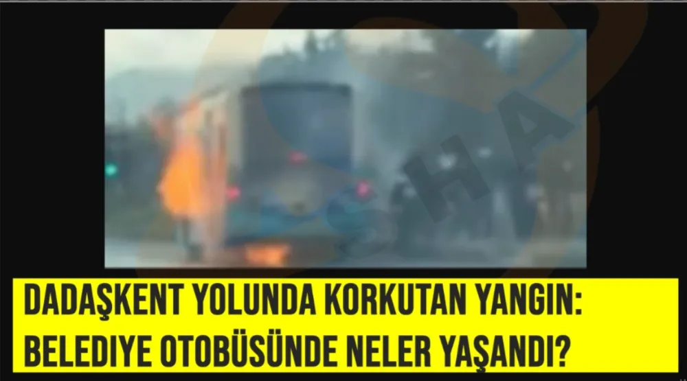 Dadaşkent Yolunda Korkutan Yangın: Belediye Otobüsünde Neler Yaşandı?