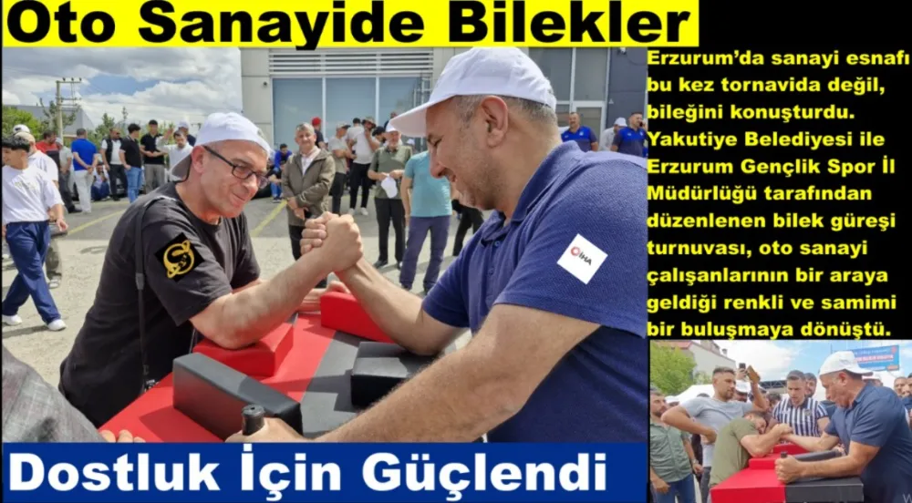 Oto Sanayide Bilekler Dostluk İçin Güçlendi