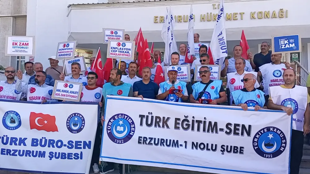 Türk Eğitim-Sen’den Erzurum’da İş Bırakma