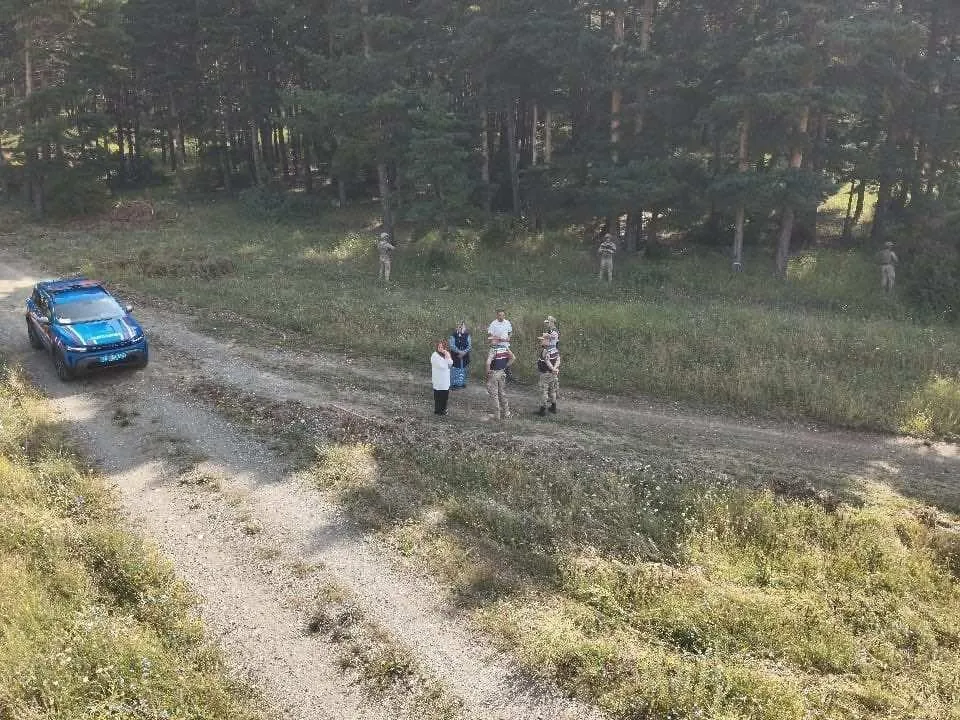 Erzurum Jandarmasından Ormanlık Alanlarda Denetim